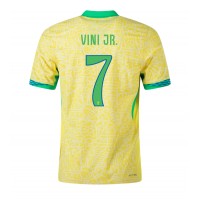 Camiseta Brasil Vinicius Junior #7 Primera Equipación Copa America 2024 manga corta